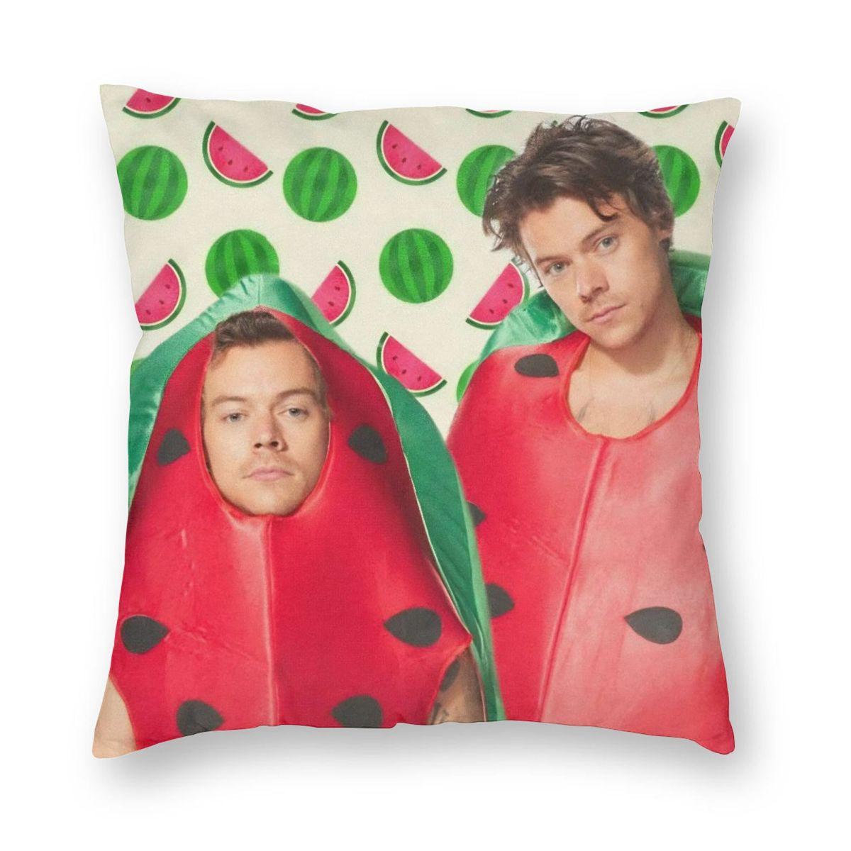 

Harrys Styles Pillowcase Double-sided Printing Polyester Cushion Cover Decorations Throw Pillow Case Cover Sofa Square 40X40cm 12x12Inch