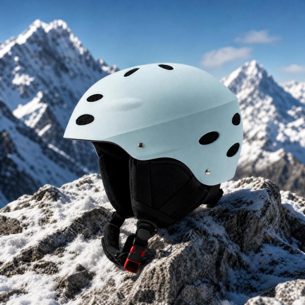 Ski Helmet with Goggles Comfortable Padded for Women