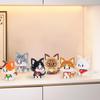 LULUFUN Cat Micro Block Animal Mini Pet Building Kitty DIY Educational Kids Christmas Cute 6-Piece Set, Toys, Blocks, Dog, Set, Model, Toy, Gift,