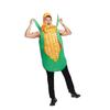 EraSpooky Adult Corn Cob Costume Funny Halloween Vegetable Fancy Dress for Men Women Easter Purim Fancy Dress