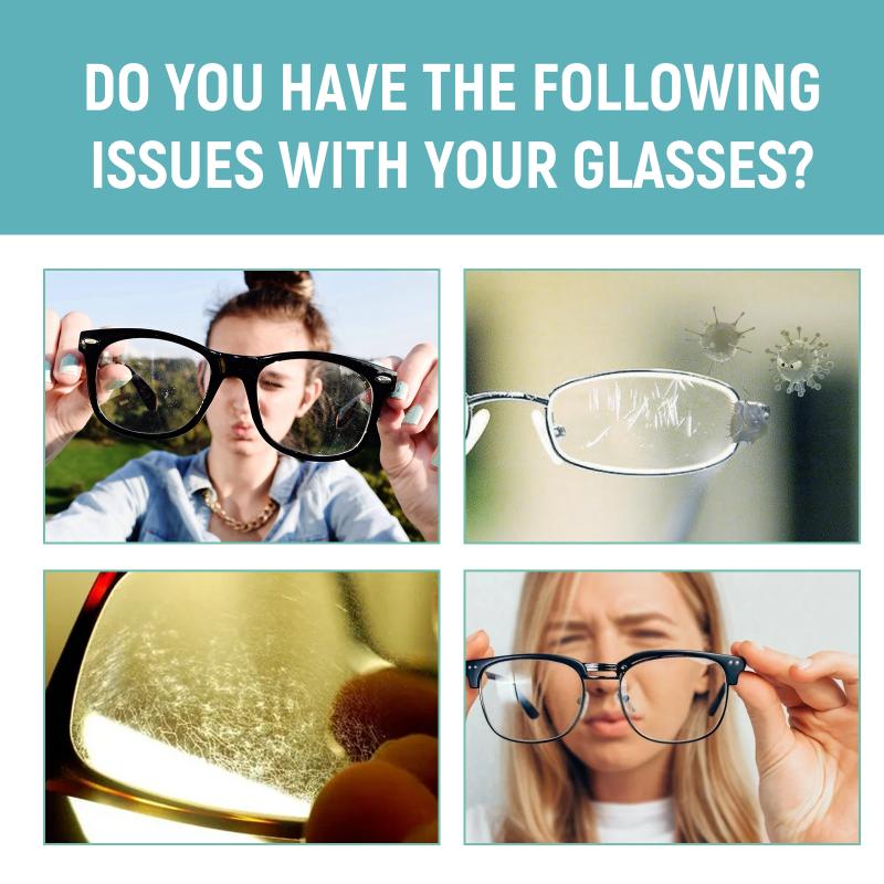100ml Glasses Lens Cleaning Spray Anti Fog Oil Removal Repair for Longlasting Clear Vision at Work