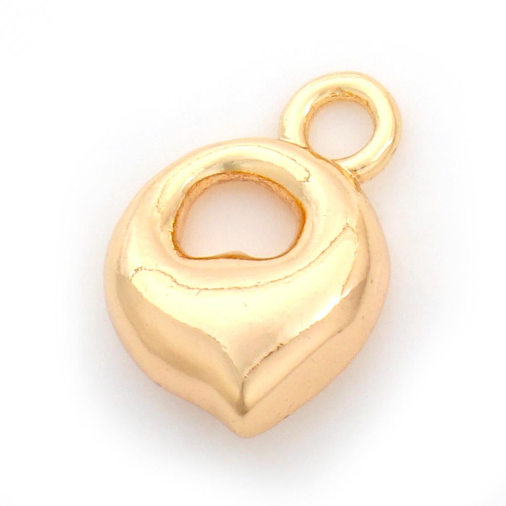 3 Piece Brass Charms 18K Real Gold Plated Capital Alphabet/ Letter Message " A-Z " Pendant Accessories DIY Personalized Jewelry
