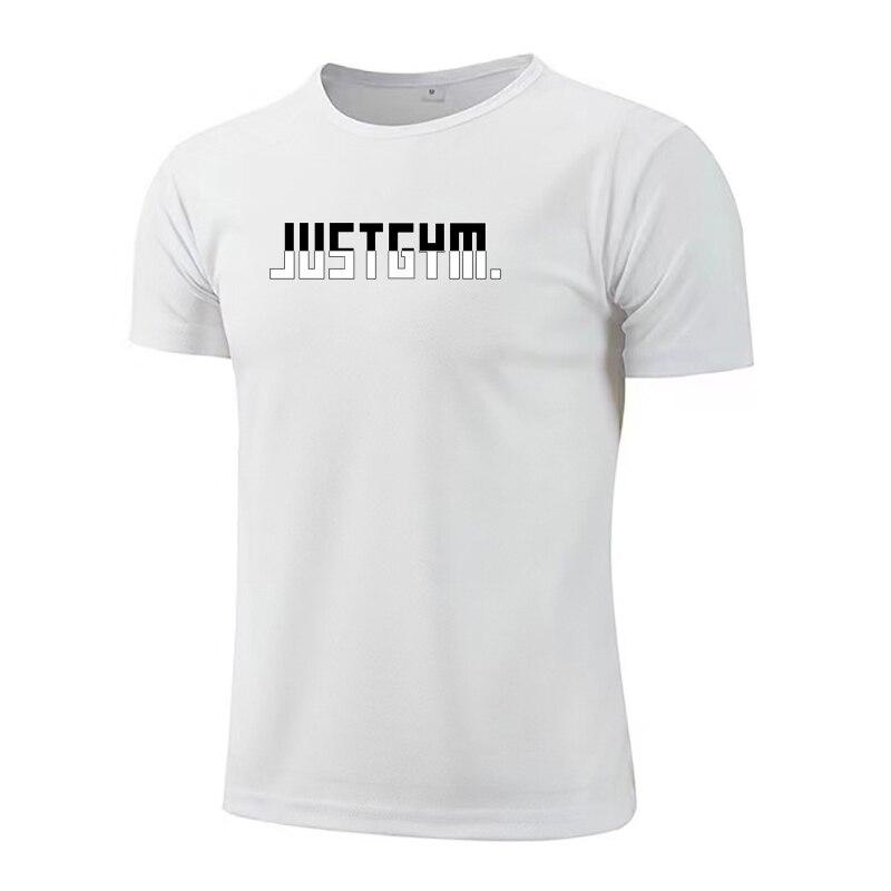 Do The Work Mesh Quick Dry O-Neck Gym Sports Mens Bodybuilding Fitness Running Basketball Fashion Breathable Sportswear Class T-shirt