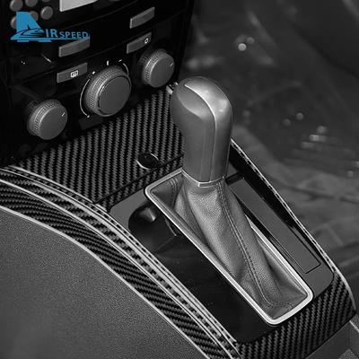 Real Soft Carbon Fiber Sticker For Vauxhall Opel Astra H MK5 2004 2005 2006 2007 2008 2009 2010 LHD RHD Car Gear Shift Panel