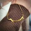 New Dachshund Cute Dog Necklace, Fashion and Creative Niche Collarbone Chain for Women