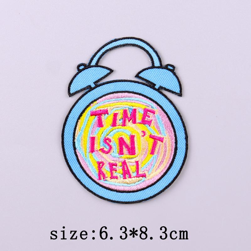 Cassette Tape Embroidery Patch Iron On Patches For Clothing Thermoadhesive Patches On Clothes Camera Radio Patch Hook Loop Badge