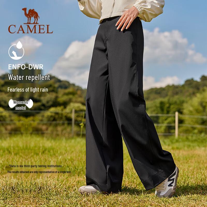 CAMEL Women s Loose Straight Water-Repellent Casual Trousers XXL