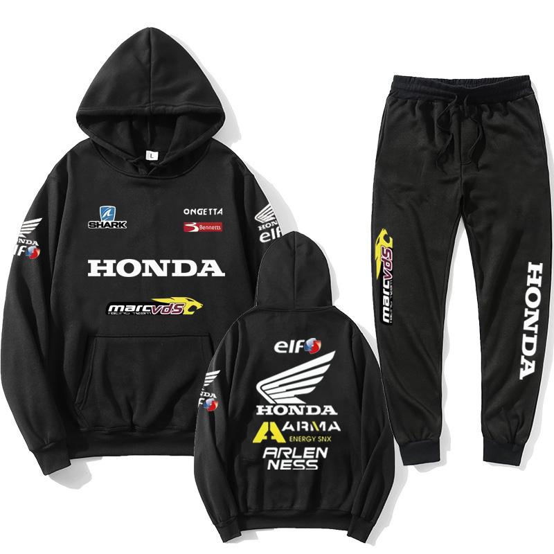 2026 Vīriešu komplekti Honda Motociklu Hūdiji