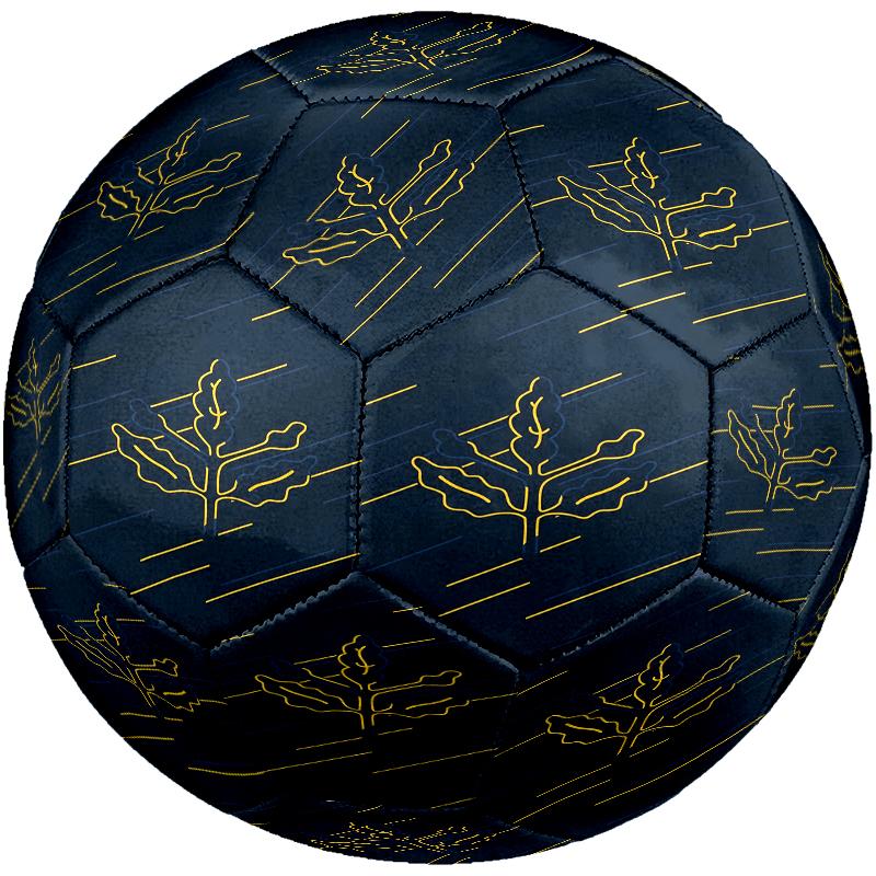 1pc Size 5 Football Club Design Soccer Ball - Anti-slip Football for Outdoor Sports Activities, Durable Ball for Game Play