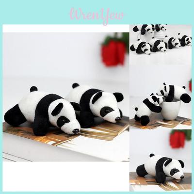 Cute 10cm Panda Plush Doll Soft Short Plush Fabric With Customizable Design