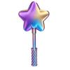 3D Printed Star Wand Card Holder - Detachable Creative Payment Card Sleeve