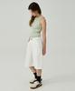 MAGOODGAN Sliver 3905 Soft Ribbed Sleeveless Olive Tee