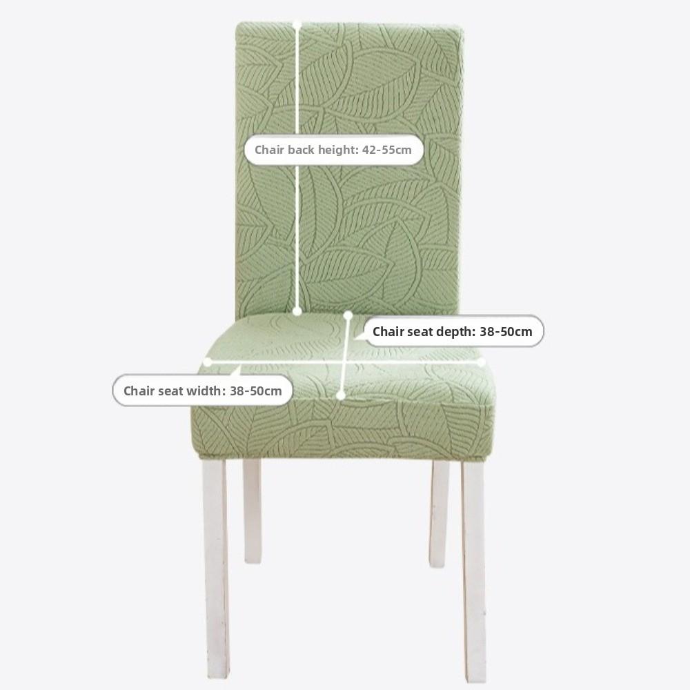 Elastic Stretch Dining Chair Cover Long Jacquard Chair Cushion Cover Waterproof Seat Covers Chair Protectors