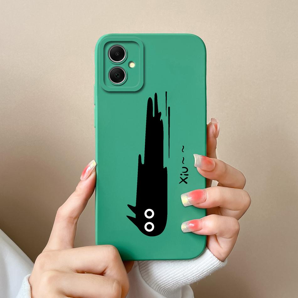 For Samsung Galaxy A05 A05S Case Cute Design Full Protection Funda For Samsung A 05 Soft Liquid Silicone Phone Back Cover Coque