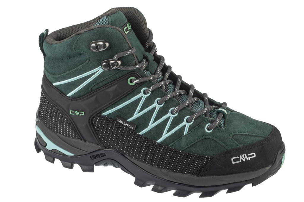 CMP Rigel Mid WP, Womens green Trekking shoes