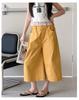 Girls' pants 2026 new stylish casual loose mid size children's thin and versatile girls' cropped pants summer