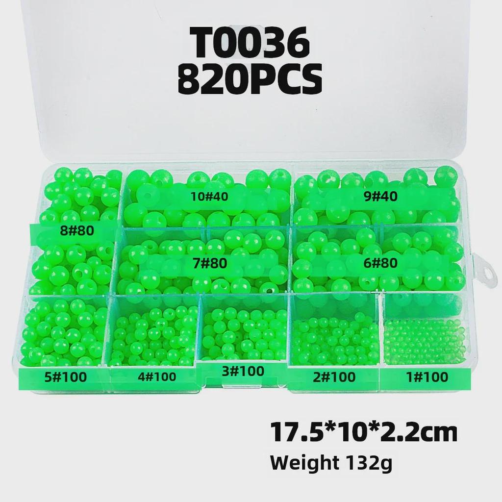 Multi-Model Luminous Beads Set: Round/Diamond Fish Attractant Accessories