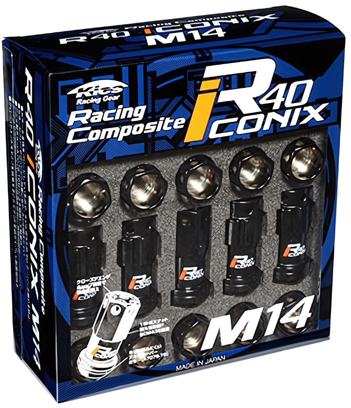 

Kyoei Industry Kics Racing Композитная R40 iCONIX 14R Сферическая Гайка-Лок (КЁ-ЭЙ) M14xP1.5 & Набор, Черный, RI-14K8K чёрный