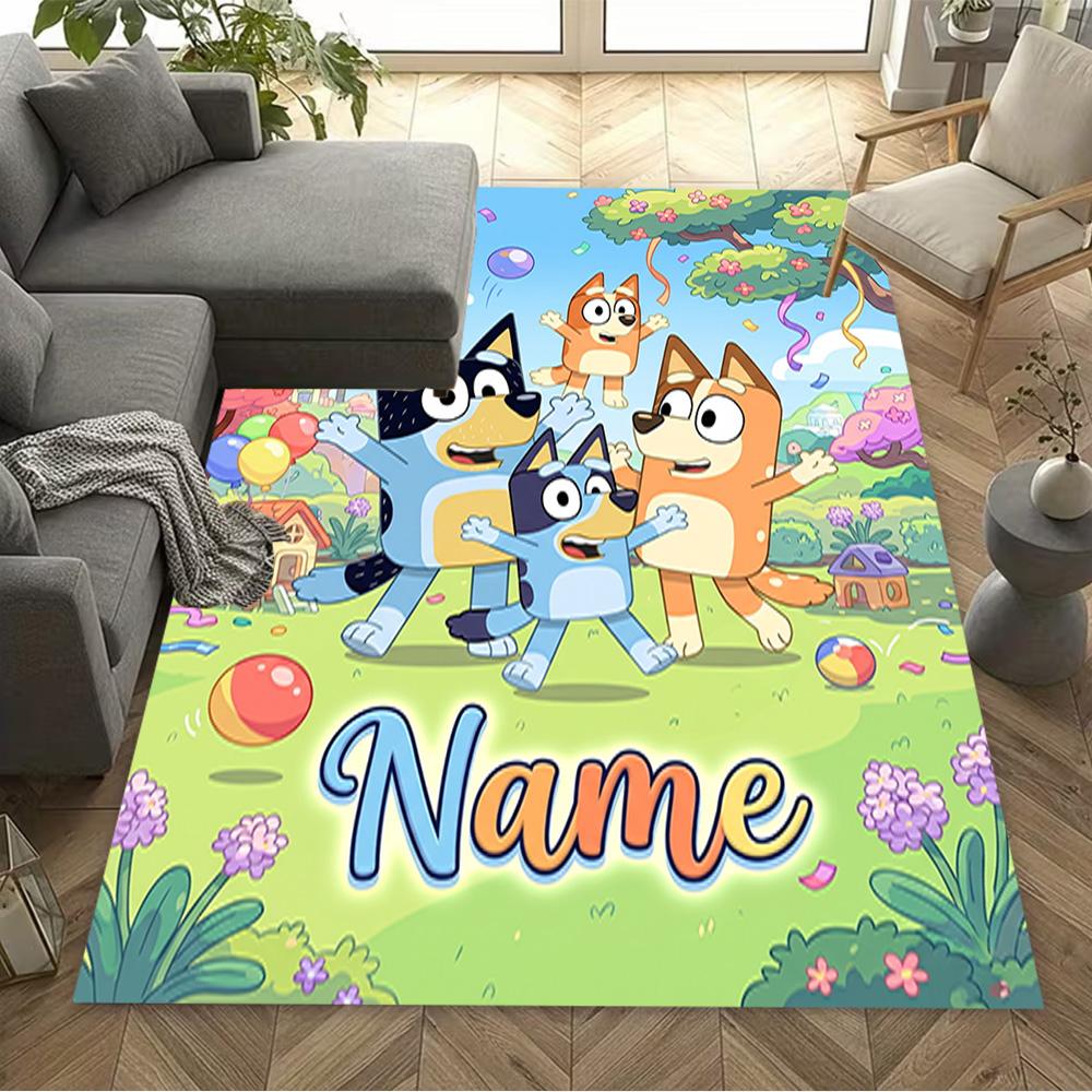 Space Pals Adventure Customizable Name Carpet Perfect for Outdoor Dining Room Entryway Bedrooms Antislip Carpet Office home decor Wedding Party Gift