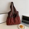 Faltbare Tasche Große Kapazität Faltbare Umhängetasche mit Reißverschluss und Innentasche Design Pendler-Tragetasche für den täglichen Gebrauch