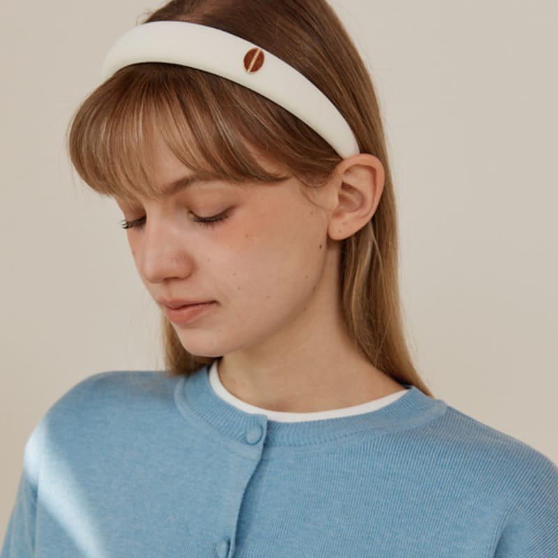 ANOETIC ANC LOGO VOLUME HAIRBAND_WHITE