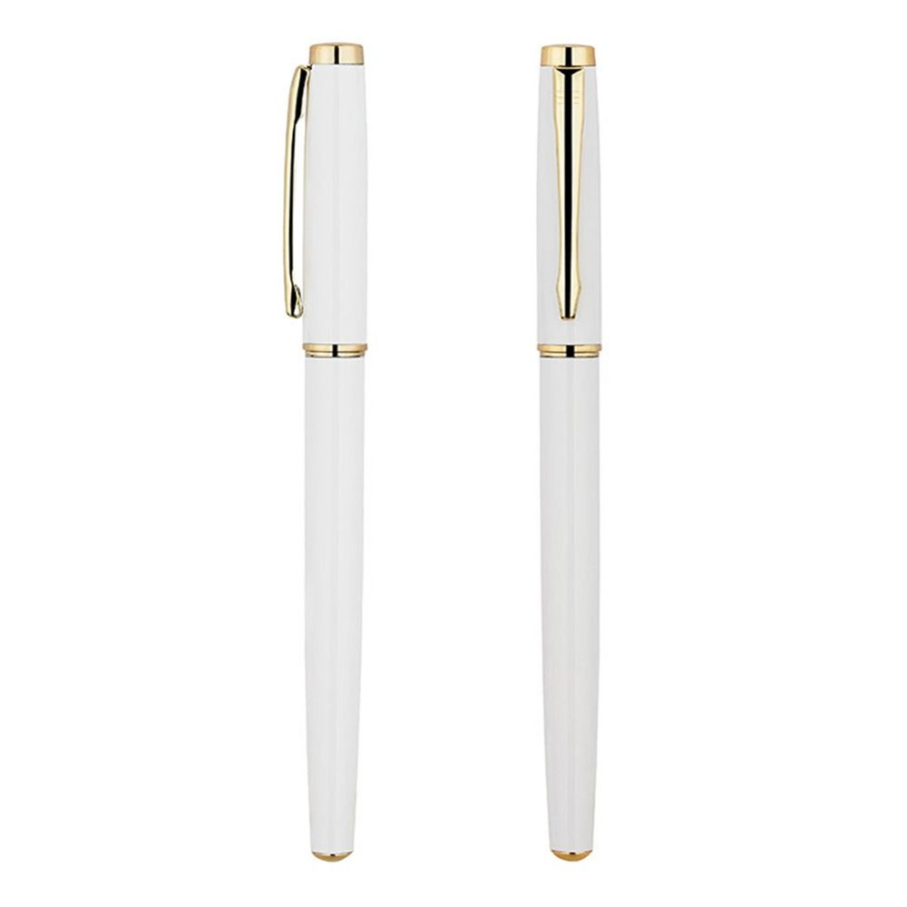 Quick-drying Ballpoint Pen 0.5mm Black Ink Signature Pen Vintage Writing Pen School Office