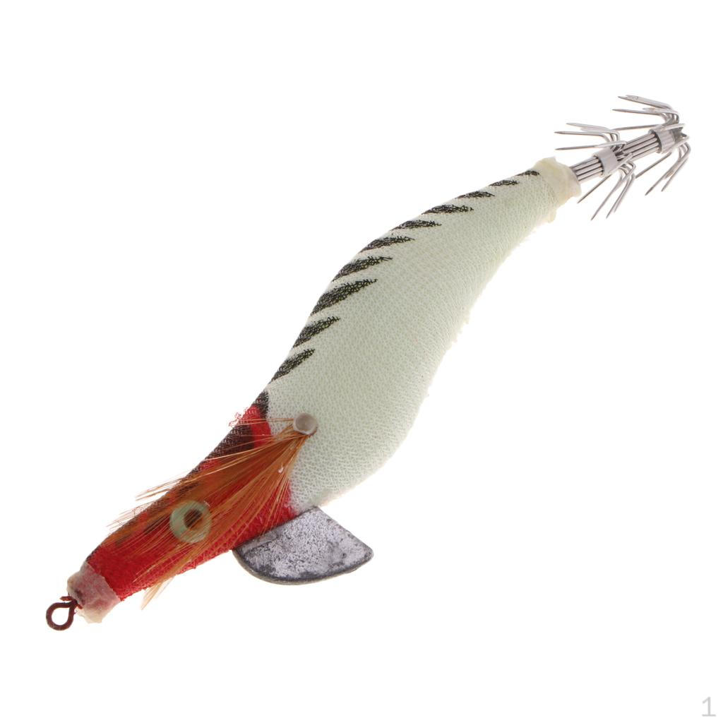 Dark Luminous Fishing Baits Cuttlefish Color B
