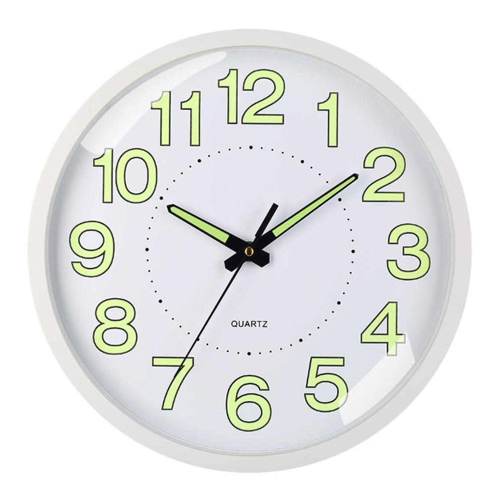 Non-Ticking Luminous Wall Clock Silent Wall Time Clock Minimalist Night Light Hanging Clock  Shops