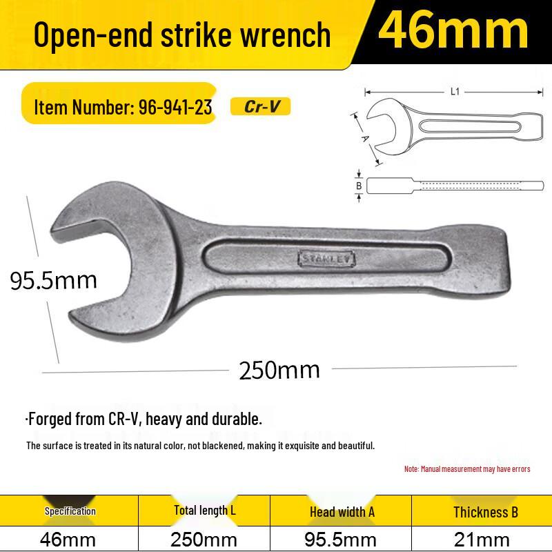 Stanley Heavy-Duty Open-End Striking Wrench