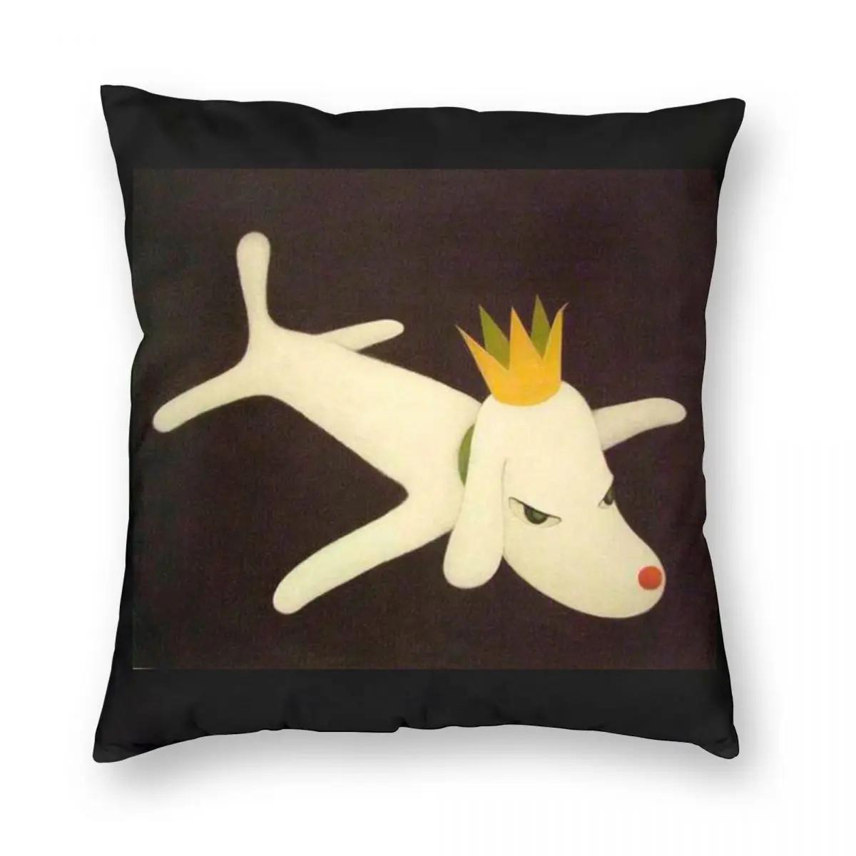 

Ёситомо Нара Мультяшная наволочка Принтованная полиэстеровая наволочка для подушки Украшения Наволочка Чехол на подушку Автомобильная молния X 66x66cm светло-серый