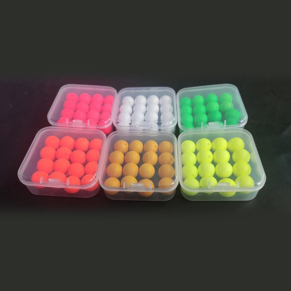 16Pcs Fishing Float Round Fly Fishing Bobber Float Beads Fishing Bobber Fishing Float Bobbers Strikes Indicators Set