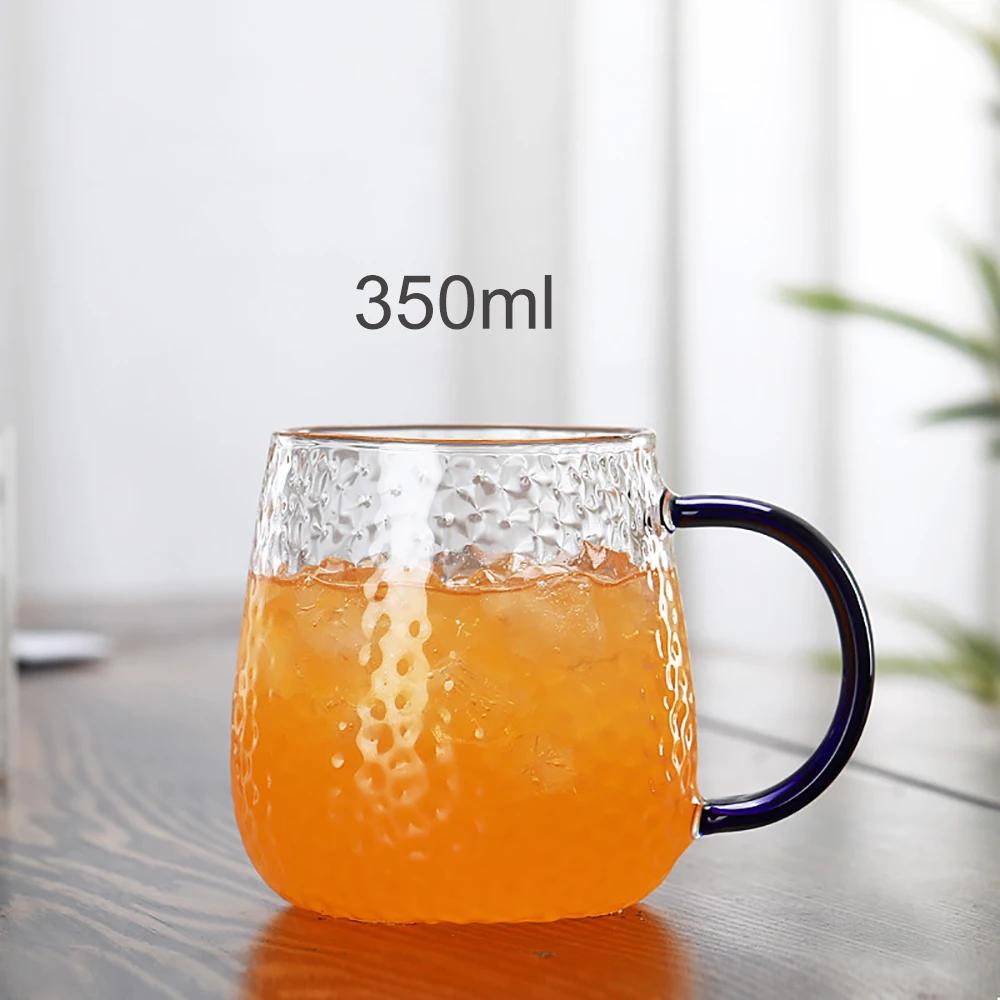 Japanese glass water mug simple creative coffee mugs household breakfast milk cup high temperature resistant office teacup