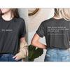 Liebe Person hinter mir T-Shirt Unisex Gesundheitsbewusstsein Shirts Unisex Gesundheits Shirt Grafik-T-Shirts Unisex Sommer Ästhetische Kleidung
