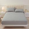 Waterproof Quilted Fitted Sheet: Urine-Proof Solid Color Mattress Protector