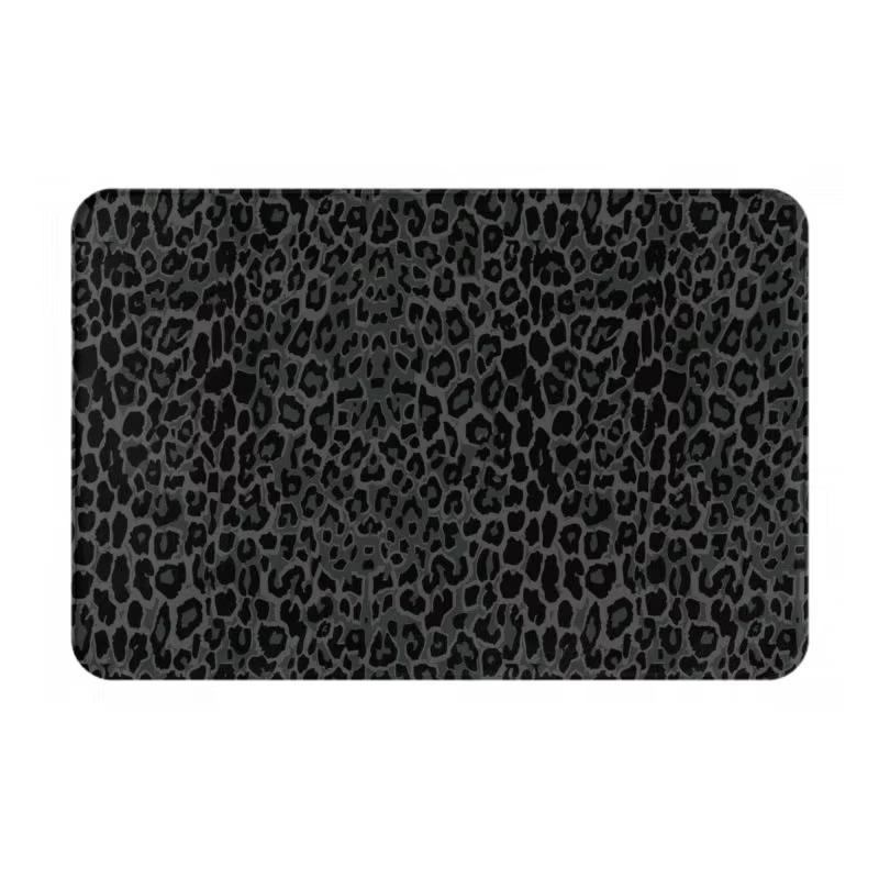 1 Stück Trendige und coole Leopardenmuster-Fußmatte, Geeignet für den Eingang Ihres Zuhauses. Fußmatte mit Druckmuster für Decora Indoor