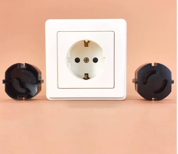 European Power Socket Protective Cover Plastic Insulating Protective Cover Child Safety Power Protection Cover Home Accessories