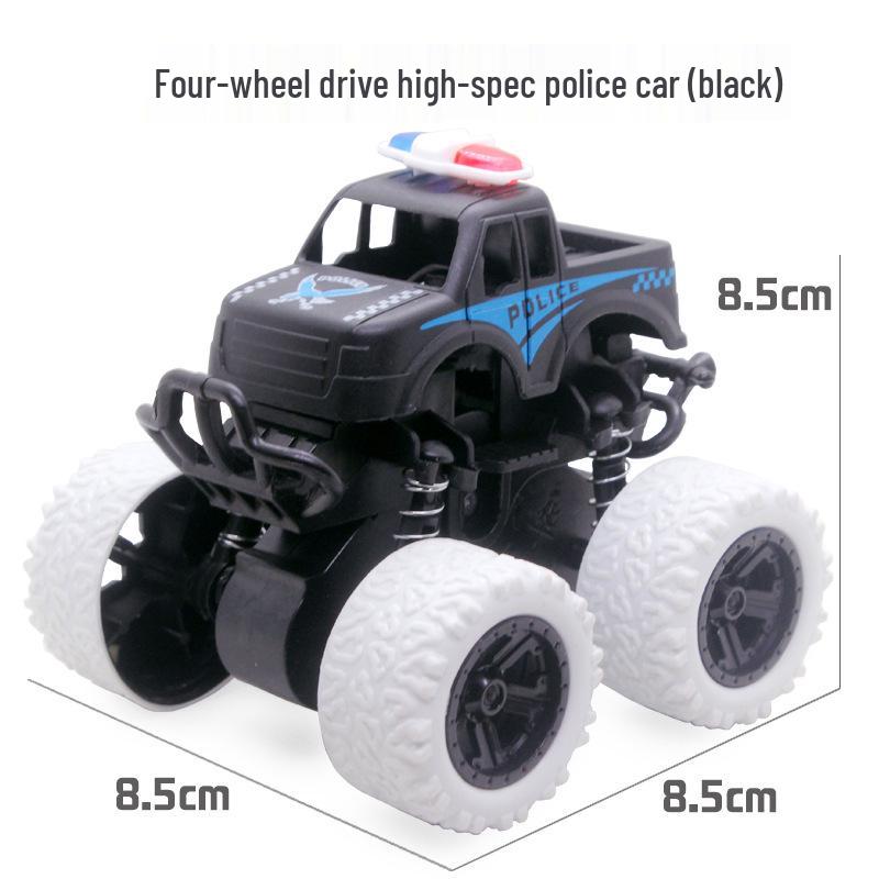 Kids' Inertial Excavator Toy Car: Off-Road Vehicle for Boys, Perfect for Small Gifts and Night Markets