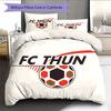Biancheria da letto con motivo FC Thun Decorazione per la casa Regalo di compleanno (1 * copripiumino + 2 * federa, senza nucleo)