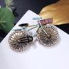 Glänzende Kristall Fahrrad Broschen für Damen Unisex Blumenkorb Barock Abzeichen Fahrrad Broschen Pins Geschenke Schmuck Zubehör