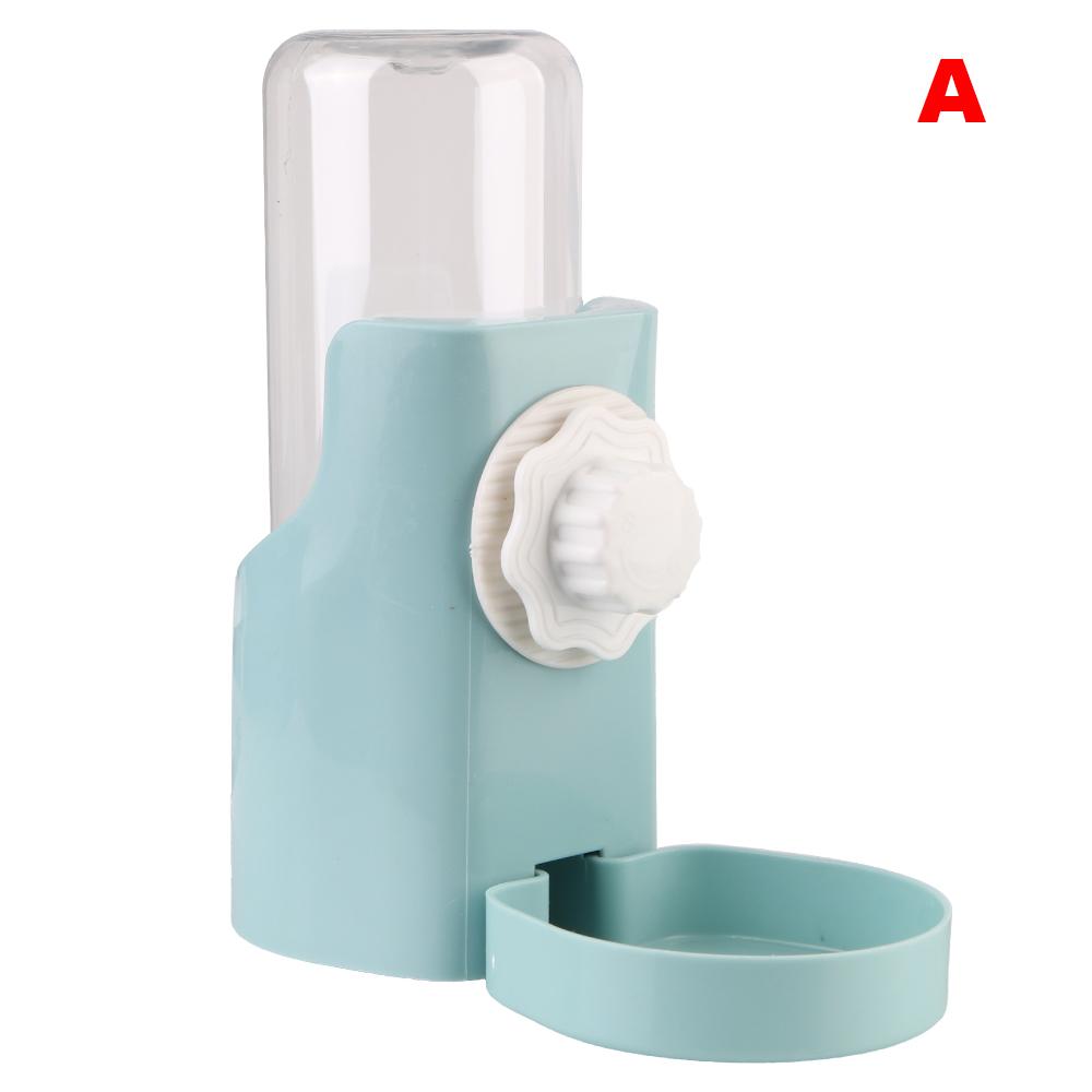 Pet Water Bottle Food Container Dispenser Bowl Automatic For Puppy Cats Rabbit Cage Hanging Feeder Cats Dogs Drinking Fountain