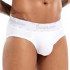 2023 Combed Ribbed Cotton Men's Triangle Underwear - Soft, Comfortable & Elastic with Compartmented Design