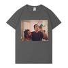Lustiges Pedro Pascal und sein Freund Lässiges Mode T-Shirt Unisex Rundhals T-Shirts Lockeres Baumwolle Y2K Übergroßes Kurzarm T-Shirt