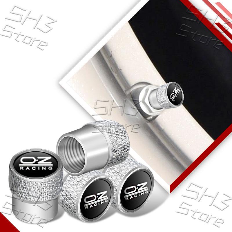 4Pcs/Set OZ Racing Logo Car Wheel Tire Air Valve Stem Caps Airtight Covers For Auto Truck Motorcycle Universal Tyre Accessories