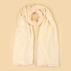 Encrypted TR cotton ethnic style scarf new Malaysian long scarf yarn cover plain wholesale