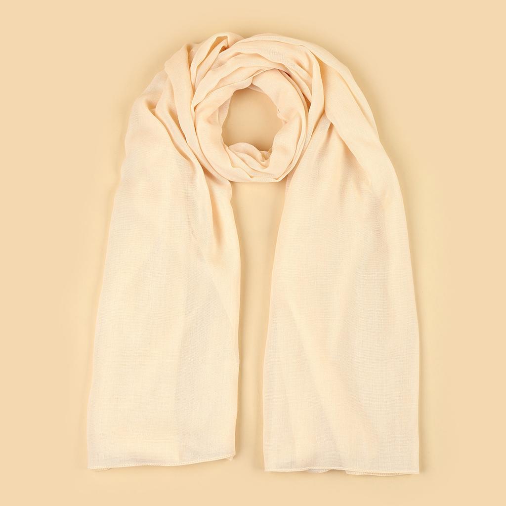 Encrypted TR cotton ethnic style scarf new Malaysian long scarf yarn cover plain wholesale
