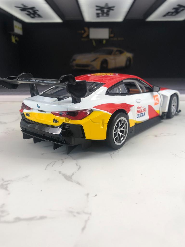 CCA 1:24  BMW M4 GT3 model car, zinc alloy metal ornament, collectible gift car
