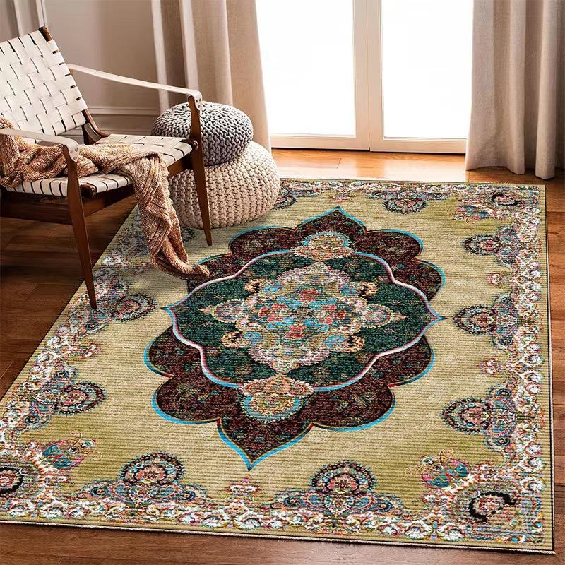 Tapis Persan Maison Vintage Bohème Tapis de Salon Tapis de Bureau