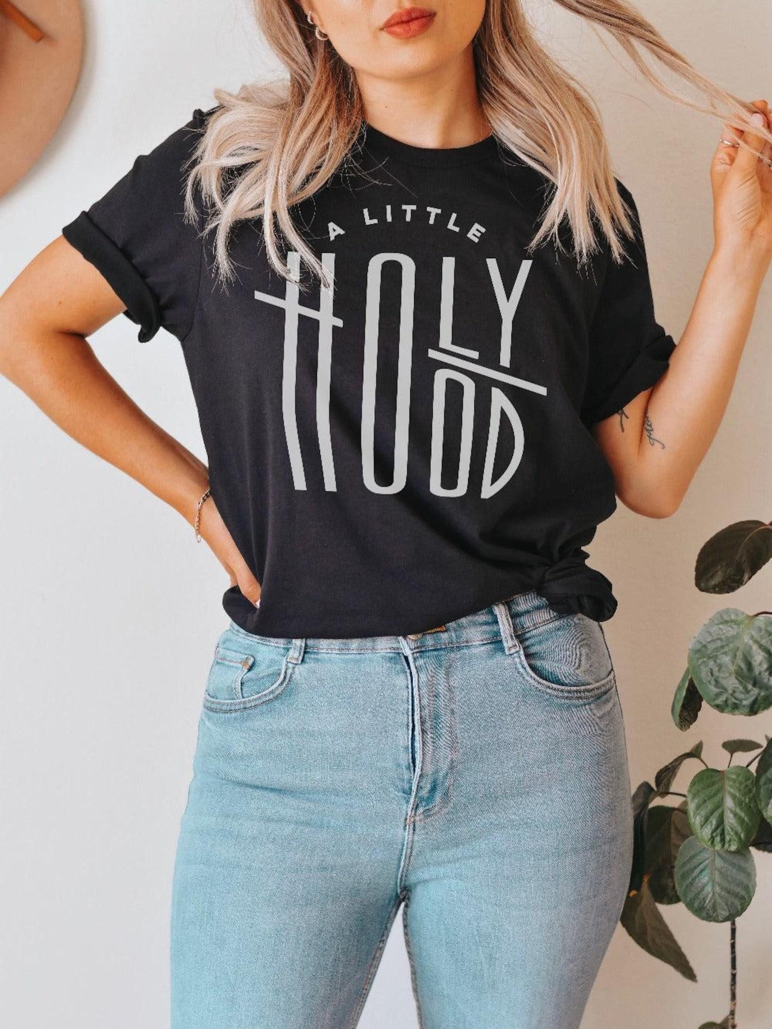 A Little Holy A Little Hood | Women s T-Shirt | Ruby s Rubbish® XL