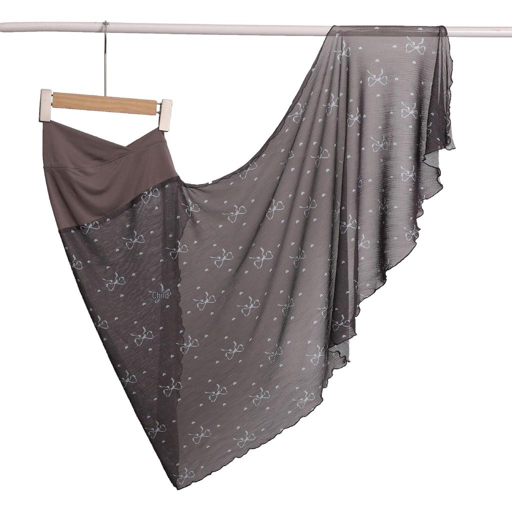 Vintage Mesh Ruched Snood: Elastic Headscarf & Wrap