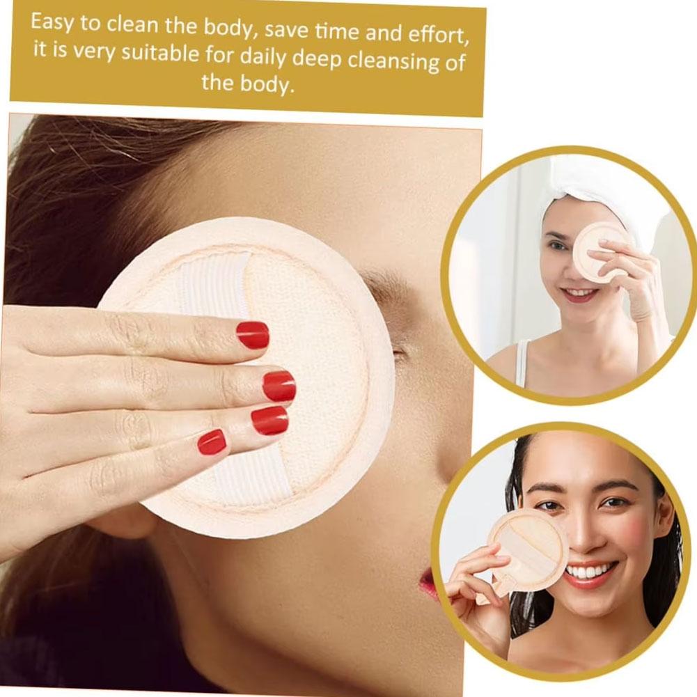 4pcs Natural Loofah Shower Bath Exfoliating Scrub Sponge Cleaning Glove  Body Scrubber Horniness Remover Bathroom